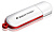 Флеш Диск Silicon Power 8GB LuxMini 320 SP008GBUF2320V1W USB2.0 белый