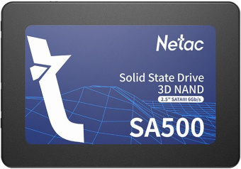 Накопитель SSD Netac SATA-III 256GB NT01SA500-256-S3X SA500 2.5" - купить недорого с доставкой в интернет-магазине