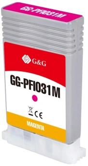 Картридж струйный G&G GG-PFI031M PFI-031M пурп.пигм. (55мл) для Canon imagePrograf TM-240/340 - купить недорого с доставкой в интернет-магазине