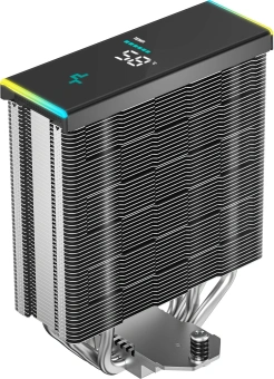 Устройство охлаждения(кулер) Deepcool AK400 Digital SE ARGB Soc-AM5/AM4/1200/1700/1851 черный 4-pin 19-28dB Al+Cu LCD 220W 812gr Ret (R-AK400-BKADMN-GJD) - купить недорого с доставкой в интернет-магазине