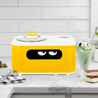 Мороженица Kitfort КТ-1829-1 110Вт 1200мл. желтый/белый - купить недорого с доставкой в интернет-магазине