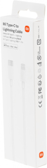 Кабель Xiaomi BHR4421GL USB Type-C (m)-Lightning (m) 1м белый - купить недорого с доставкой в интернет-магазине