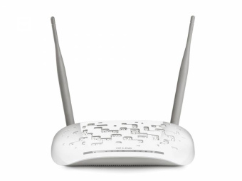 Роутер беспроводной TP-Link TD-W8961N N300 10/100BASE-TX/ADSL белый - купить недорого с доставкой в интернет-магазине