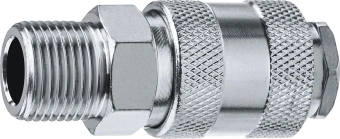 Переходник для пневмоинструмента Зубр 64911-3/8 серый - купить недорого с доставкой в интернет-магазине