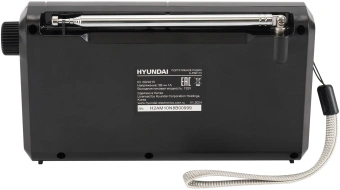 Радиоприемник портативный Hyundai H-PSR115 черный USB microSD - купить недорого с доставкой в интернет-магазине