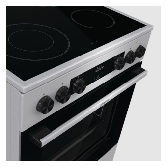Плита Электрическая Gorenje GECS6C70XC нержавеющая сталь стеклокерамика (без крышки) - купить недорого с доставкой в интернет-магазине