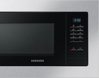 Микроволновая печь Samsung MS20A7013AT/BW 20л. 850Вт нержавеющая сталь/черный (встраиваемая) - купить недорого с доставкой в интернет-магазине
