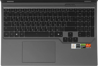 Ноутбук Chuwi GameBook Ryzen 9 7845HX 32Gb SSD1Tb NVIDIA GeForce RTX 5060 8Gb 16" IPS QHD (2560x1600) Windows 11 Pro grey WiFi BT Cam 4250mAh (CWI627-97321N1PRM6T) - купить недорого с доставкой в интернет-магазине