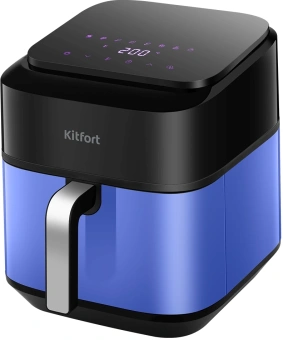 Аэрогриль Kitfort КТ-2263 1800Вт синий/черный - купить недорого с доставкой в интернет-магазине