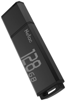 Флеш Диск Netac 128GB U351 NT03U351N-128G-30BK USB3.0 серый - купить недорого с доставкой в интернет-магазине