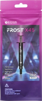 Термопаста ID-Cooling FROST X45 2g 15.2Вт/(мК) шприц 2гр. - купить недорого с доставкой в интернет-магазине