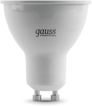 Лампа светодиодная Gauss 5.5Вт цок.:GU10 рефлек. 220B св.свеч.бел.нейт. MR16 (упак.:1шт) (13626) - купить недорого с доставкой в интернет-магазине