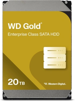 Жесткий диск WD SATA-III 20TB WD203KRYZ Server Gold 512E (7200rpm) 512Mb 3.5" - купить недорого с доставкой в интернет-магазине