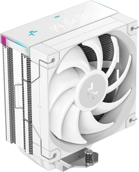 Устройство охлаждения(кулер) Deepcool AK400 Digital Pro Wh Soc-AM5/AM4/1200/1700/1851 белый 4-pin 25dB Al+Cu LCD 220W 695gr Ret (R-AK400-WHAPMN-G) - купить недорого с доставкой в интернет-магазине