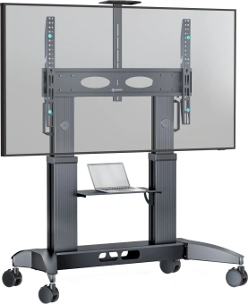 Подставка для телевизора Onkron TS2821 черный 70"-110" макс.145кг напольный мобильный - купить недорого с доставкой в интернет-магазине
