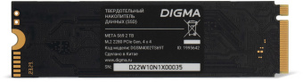 Накопитель SSD Digma PCIe 4.0 x4 2TB DGSM4002TS69T Meta S69 M.2 2280 - купить недорого с доставкой в интернет-магазине