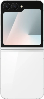 Смартфон Samsung SM-F761B Galaxy Flip7 FE 256Gb 8Gb белый раскладной 3G 4G 1Sim 6.7" 1080x2640 Android 16 50Mpix 802.11 a/b/g/n/ac/ax NFC GPS GSM900/1800 GSM1900 Protect - купить недорого с доставкой в интернет-магазине