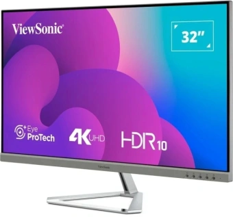Монитор ViewSonic 31.5" VX3276-4K-MHD-2 серебристый VA LED 16:9 HDMI M/M матовая 350cd 178гр/178гр 3840x2160 60Hz DP 4K 6.9кг - купить недорого с доставкой в интернет-магазине
