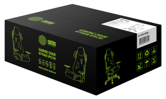 Кресло игровое Cactus CS-CHR-090BL черный эко.кожа/сетка крестов. нейлон - купить недорого с доставкой в интернет-магазине