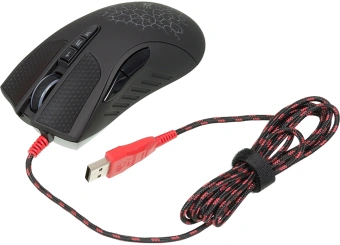 Мышь A4Tech Bloody A90 черный оптическая 6200dpi USB 8but - купить недорого с доставкой в интернет-магазине