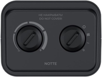 Тепловентилятор Royal Clima Notte RFH-N1500DC-BL 1500Вт черный - купить недорого с доставкой в интернет-магазине