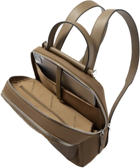 Рюкзак женский Piquadro Lyra CA5566W92T/M коричневый нейлон/натур.кожа - купить недорого с доставкой в интернет-магазине