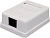 Розетка Suprlan 10-0355 информ.RJ45 кат.6 U/UTP черн.