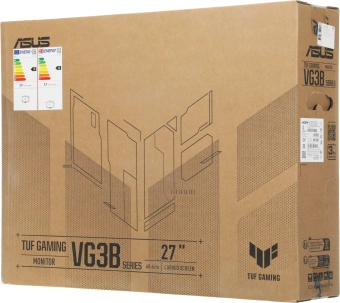 Монитор Asus 27" TUF Gaming VG27VQ3B черный VA LED 16:9 HDMI M/M матовая 250cd 178гр/178гр 1920x1080 180Hz FreeSync DP FHD 4.9кг - купить недорого с доставкой в интернет-магазине