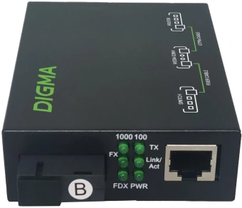 Медиаконвертер Digma DMC-1G53-20BL - купить недорого с доставкой в интернет-магазине