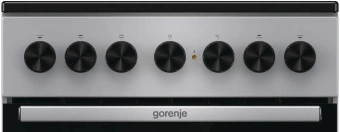 Плита Электрическая Gorenje GEC5B60SG серый стеклокерамика (без крышки) - купить недорого с доставкой в интернет-магазине