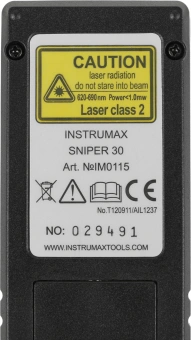 Лазерный дальномер Instrumax Sniper 30 2кл.лаз. 650нм в кейсе (IM0115) - купить недорого с доставкой в интернет-магазине
