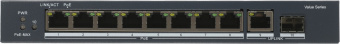 Коммутатор Hikvision DS-3E0510P-E/M(B) 9x1Гбит/с 1SFP 8PoE 58W неуправляемый - купить недорого с доставкой в интернет-магазине