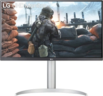 Монитор LG 27" UltraFine 27UP650-W серебристый IPS LED 16:9 HDMI матовая HAS 1200:1 400cd 178гр/178гр 3840x2160 60Hz DP 4K 5.9кг - купить недорого с доставкой в интернет-магазине
