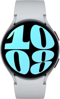Смарт-часы Samsung Galaxy Watch 6 44мм 1.5" AMOLED корп.серебристый рем.серый (SM-R940NZSACIS) - купить недорого с доставкой в интернет-магазине