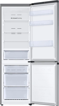 Холодильник Samsung RB34C600ESA/EF 2-хкамерн. серебристый инвертер - купить недорого с доставкой в интернет-магазине