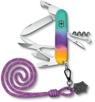 Нож перочинный Victorinox Companion Sydney Style (1.3909.E222) 91мм 16функц. ассорти подар.коробка в комплекте: шнурок на шею - купить недорого с доставкой в интернет-магазине
