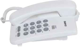 Телефон проводной Sanyo RA-S108W белый - купить недорого с доставкой в интернет-магазине