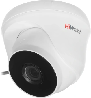 Камера видеонаблюдения аналоговая HiWatch DS-T233 3.6-3.6мм HD-TVI цв. корп.:белый (DS-T233 (3.6 MM)) - купить недорого с доставкой в интернет-магазине