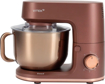 Миксер планетарный Vitek Элегия VT-PM0661 2000Вт кофейный - купить недорого с доставкой в интернет-магазине