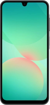 Смартфон Samsung SM-A266B Galaxy A26 5G 256Gb 8Gb черный моноблок 3G 4G 2Sim 6.7" 1080x2340 Android 15 50Mpix 802.11 a/b/g/n/ac NFC GPS GSM900/1800 GSM1900 Protect microSD max2048Gb - купить недорого с доставкой в интернет-магазине