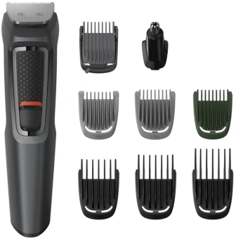 Триммер Philips Series 3000 MG3747/13 серый (насадок в компл:9шт) - купить недорого с доставкой в интернет-магазине