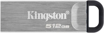 Флеш Диск Kingston 512GB DataTraveler Kyson DTKN/512GB USB3.0 серебристый/черный - купить недорого с доставкой в интернет-магазине