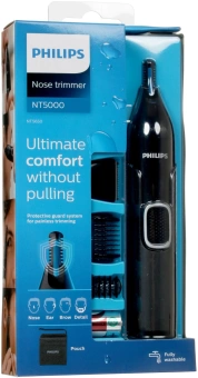 Триммер Philips Series 5000 NT5650/16 черный (насадок в компл:5шт) - купить недорого с доставкой в интернет-магазине