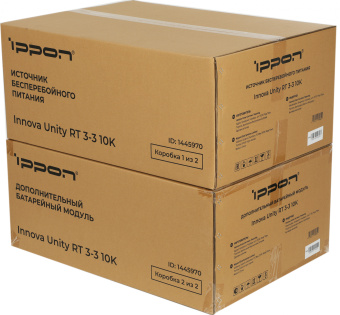 Источник бесперебойного питания Ippon Innova Unity RT 3-3 10K 10000Вт 10000ВА черный - купить недорого с доставкой в интернет-магазине