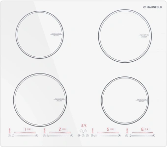 Индукционная варочная поверхность Maunfeld CVI594SWH белый - купить недорого с доставкой в интернет-магазине