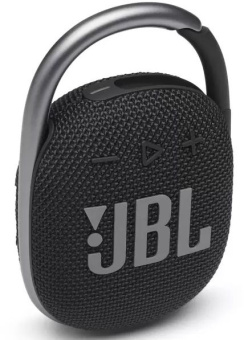 Колонка порт. JBL Clip 4 черный 5W 1.0 BT 15м 500mAh (JBLCLIP4BLK) - купить недорого с доставкой в интернет-магазине
