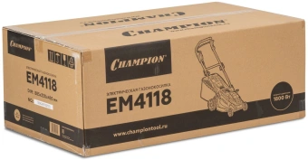 Газонокосилка роторная Champion EM4118 1800Вт - купить недорого с доставкой в интернет-магазине