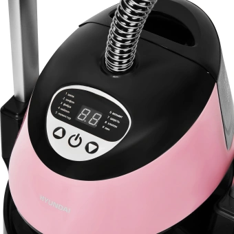 Отпариватель напольный Hyundai H-US02543 1800Вт розовый/черный - купить недорого с доставкой в интернет-магазине