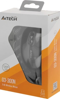 Мышь A4Tech G3-300N черный оптическая 1200dpi беспров. USB для ноутбука 3but (G3-300N (BLACK)) - купить недорого с доставкой в интернет-магазине