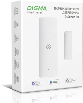 Датчик откр.двери/окна Digma DiSense D1 (DSD1) белый - купить недорого с доставкой в интернет-магазине